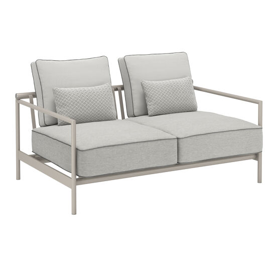 Loreto Two-Seater incl. cushions in the design Sinfonia Gris