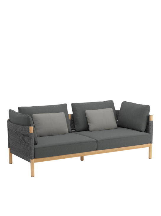 Cavo Lounge Sofa Anthrazit inkl. Auflagen Anthrazit