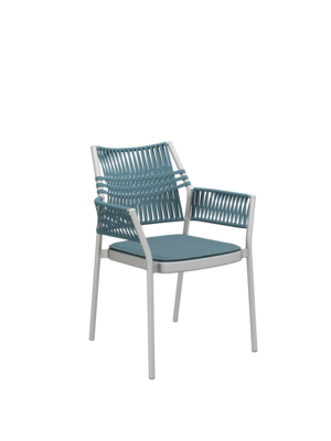 Auflage Temper Armlehnstuhl Petrol