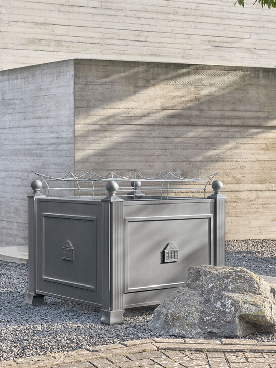 Grenoble Edelstahlaufsatz 80 x 80