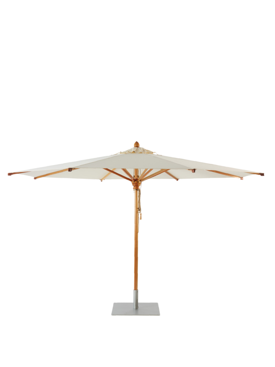 Umbria Sonnenschirm Set 400 cm rund, inkl. Schirmständer