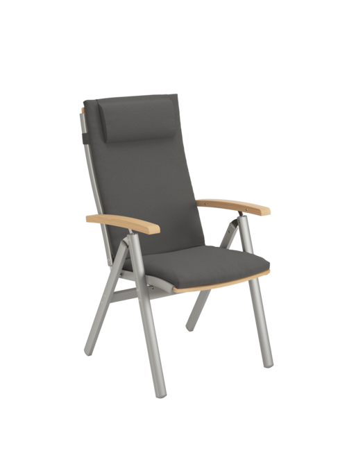 Auflage Monterey Silk Recliner Anthrazit, 2-tlg.