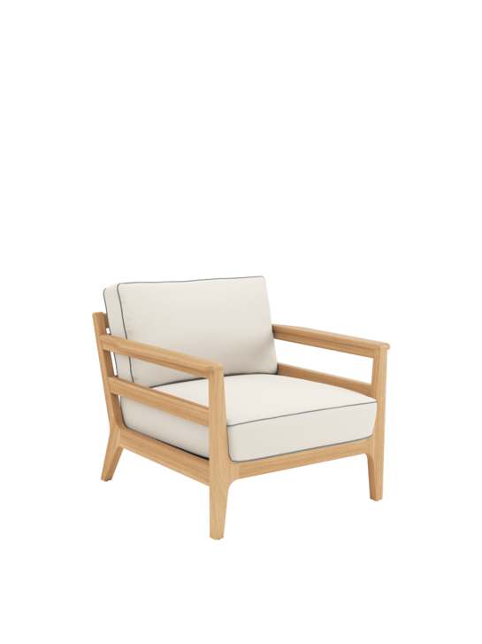 Newhaven Sessel inkl. Auflagen Stone/ Keder Taupe