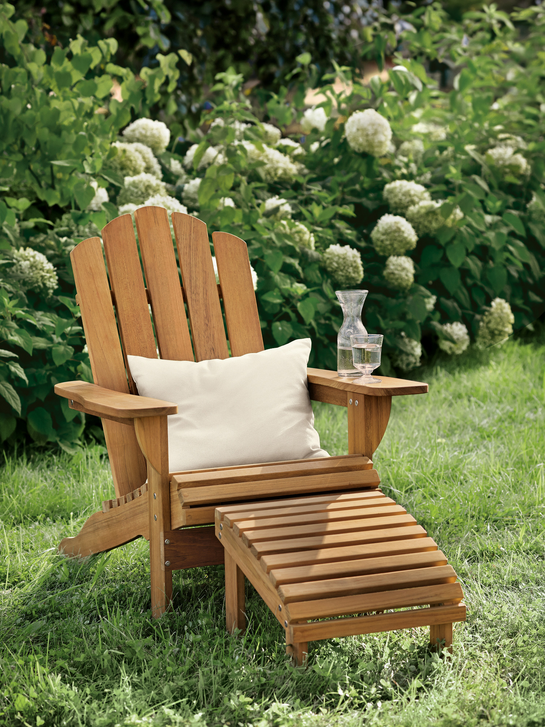Adirondack Set Stuhl und Hocker