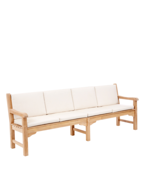 Rückenkissen Summerfield / Hestercombe Bank 240 Sand, 4er-Set