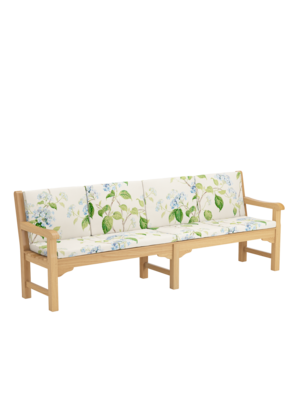 Rückenkissen Summerfield / Hestercombe Bank 240 Hortensia Blau, 4er-Set