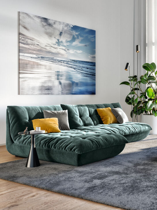 Sandvig Longchair Aquamarin