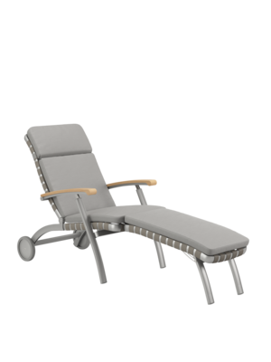Auflage United States Deck Chair mit verlängerter Fussstütze Stone