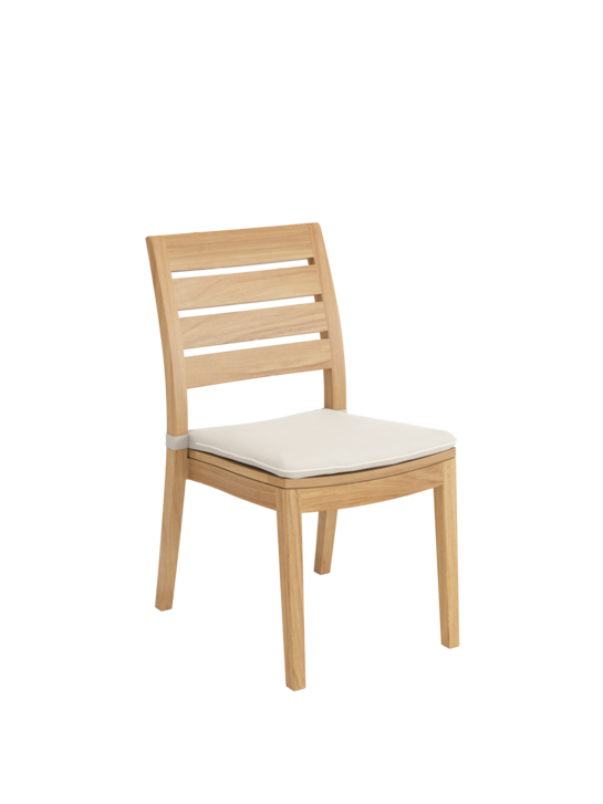 Sitzkissen Valencia Stuhl Linum mit Keder