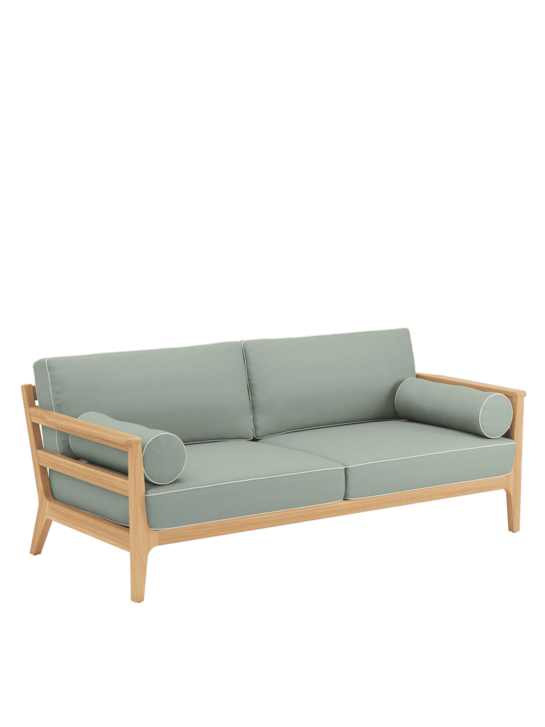 Newhaven Sofa inkl. Auflagen Mineral/Keder Linum