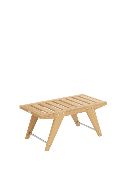 Doppia Beistelltisch Teak