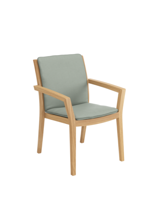 Auflage Valencia Armlehnstuhl Mineral mit Keder