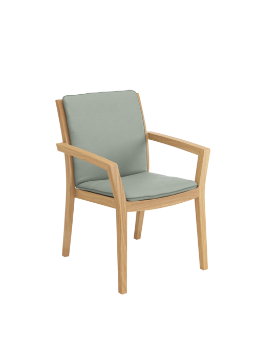 Auflage Valencia Armlehnstuhl Mineral mit Keder