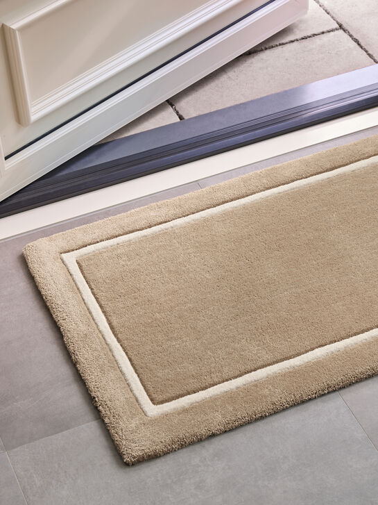Eingangsteppich Beige