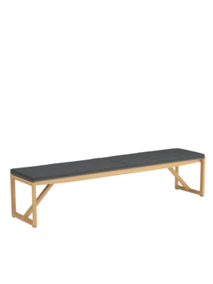 Sitzauflage Trey Bank 210 lehnenlos Anthrazit