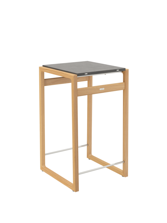 Benton Bartisch Teak/Kunstharz Shade, ausklappbar