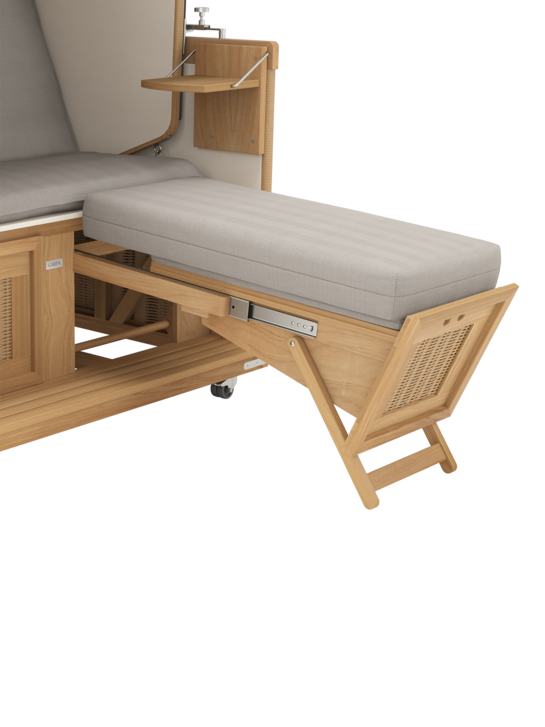 Hohes Fusskissen für Strandkorb Hazel