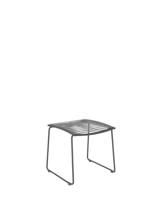 Pan Hocker für Stuhl Graphit