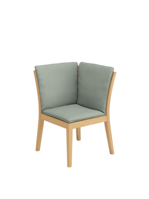 Auflage Valencia Bank Eckelement Mineral/Keder Taupe