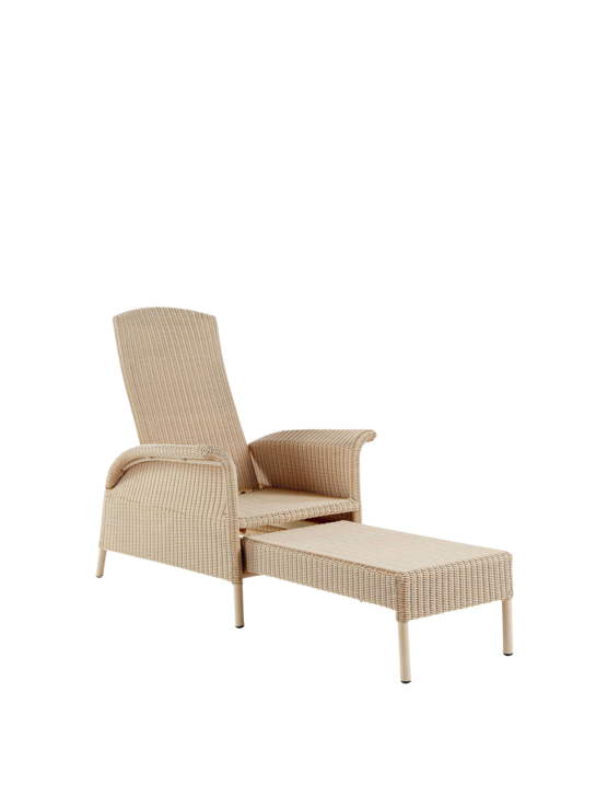 Savannah Deckchair mit ausziehbarem Fussteil