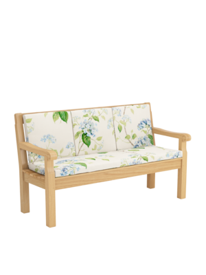 Rückenkissen Summerfield / Hestercombe Bank 150 Hortensia Blau, 3er-Set