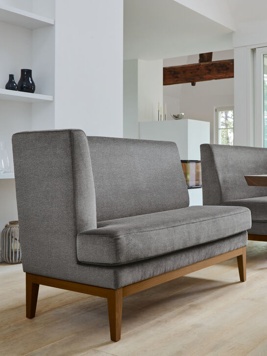 Hyde Dining Sofa Grau Armlehne rechts