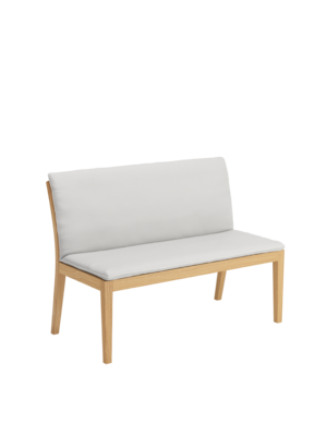 Auflage Valencia Bank Element Mitte 120 Crystal/Keder grau