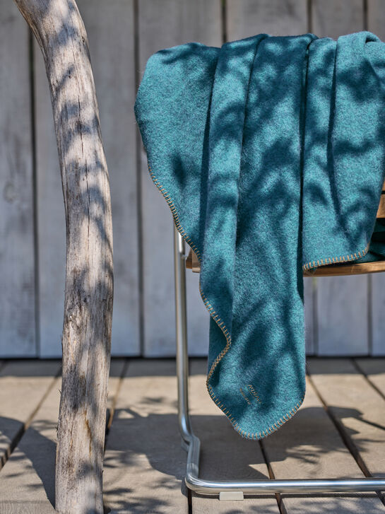 Cassis Plaid Blau 190 x 145